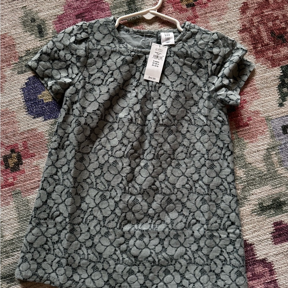 GAP light blueFloral Kids Dress 2T